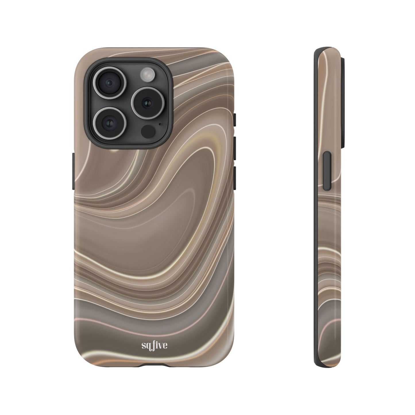 Brown Wavy Tough Cases