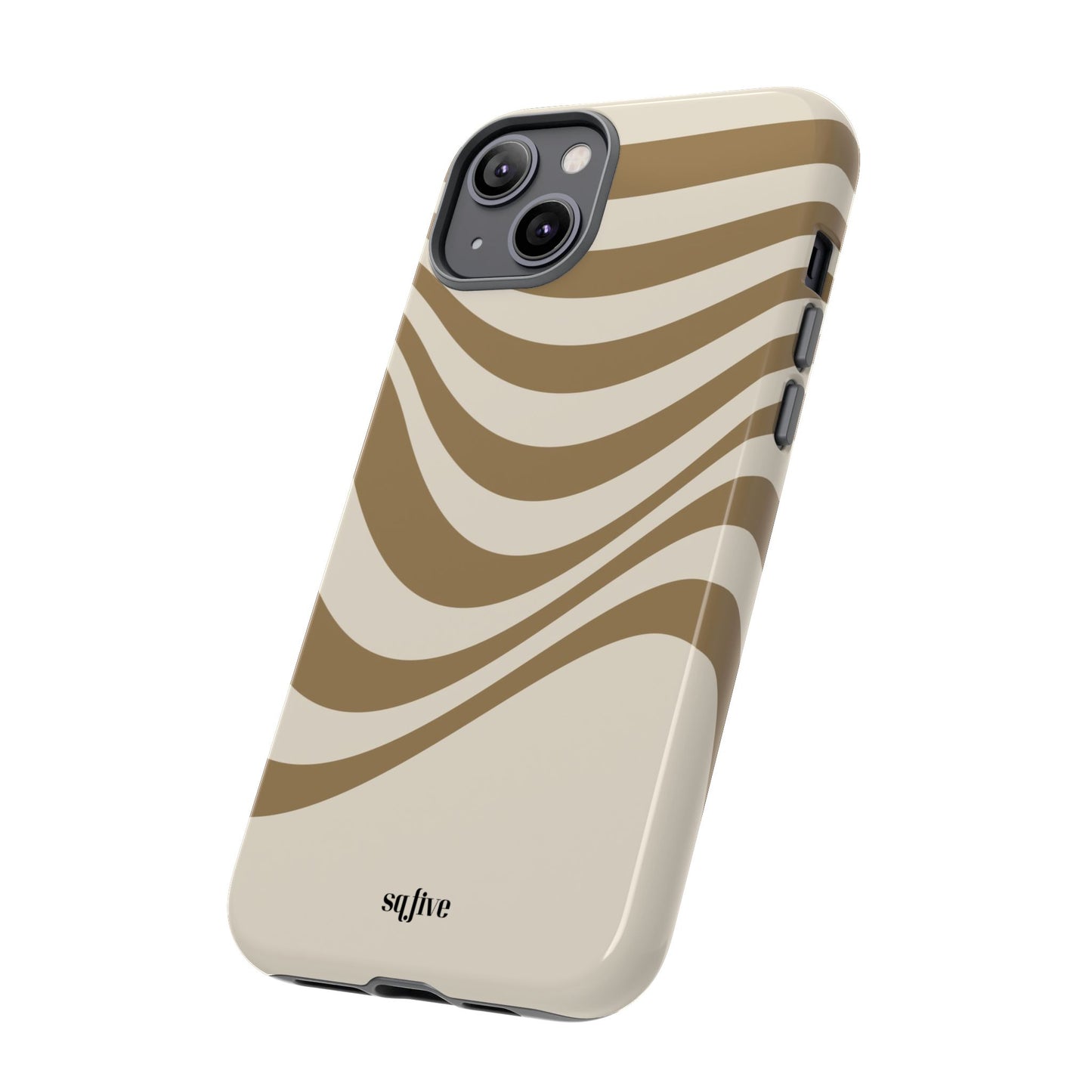 Brown Wavy Tough Cases