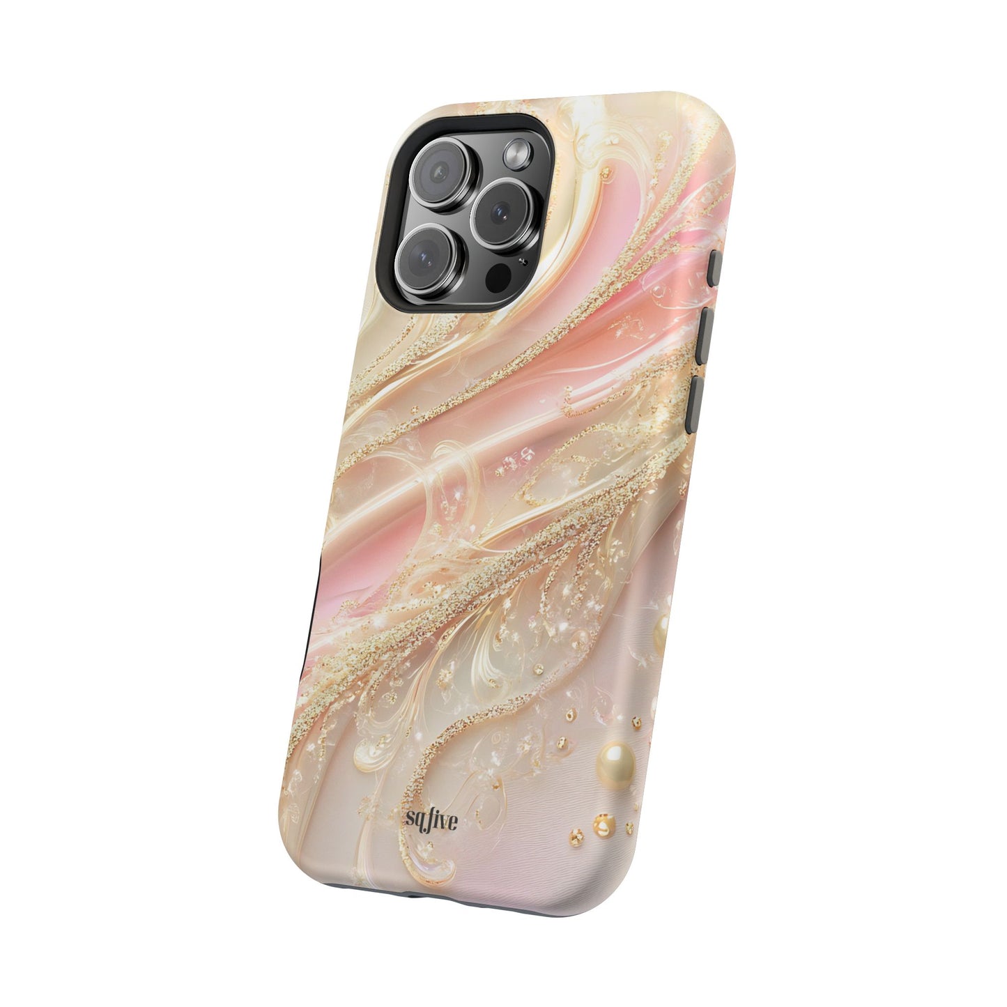 Elegant Magnetic Phone Case, Stylish Phone Cover, Unique Gift for Her, Abstract Art Design, Trendy Phone Accessories, Perfect for Birthdays,