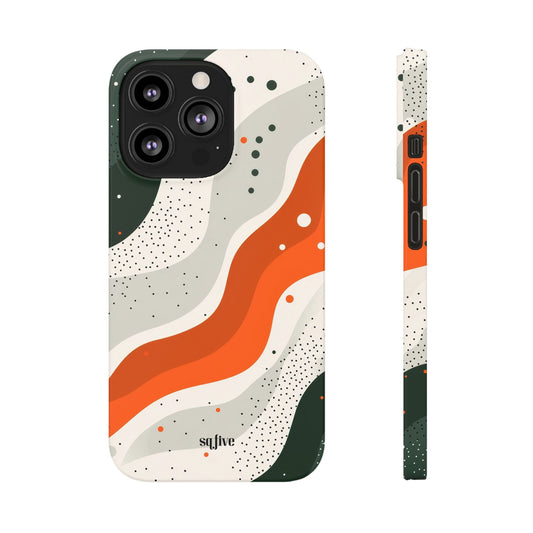 Orange Abstract Slim Cases