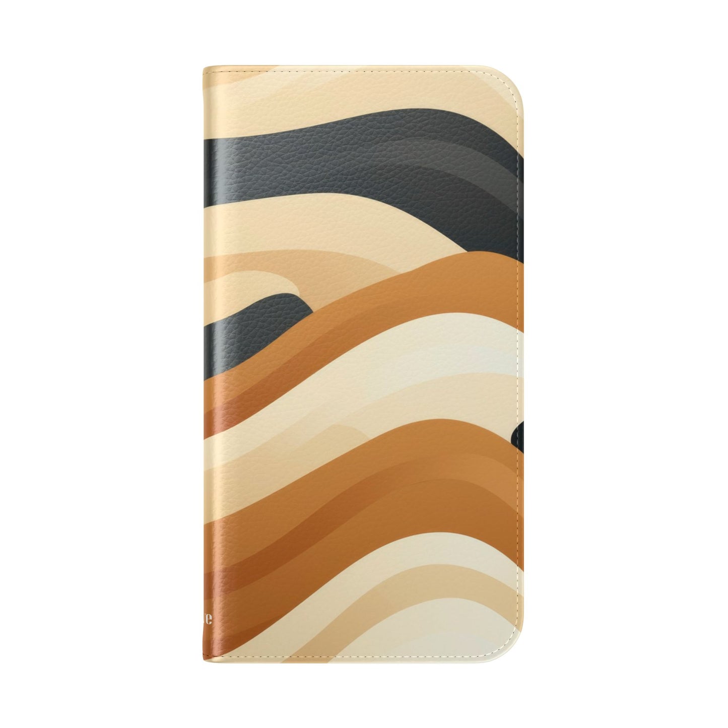 Brown Geometric Pattern Flip Cases