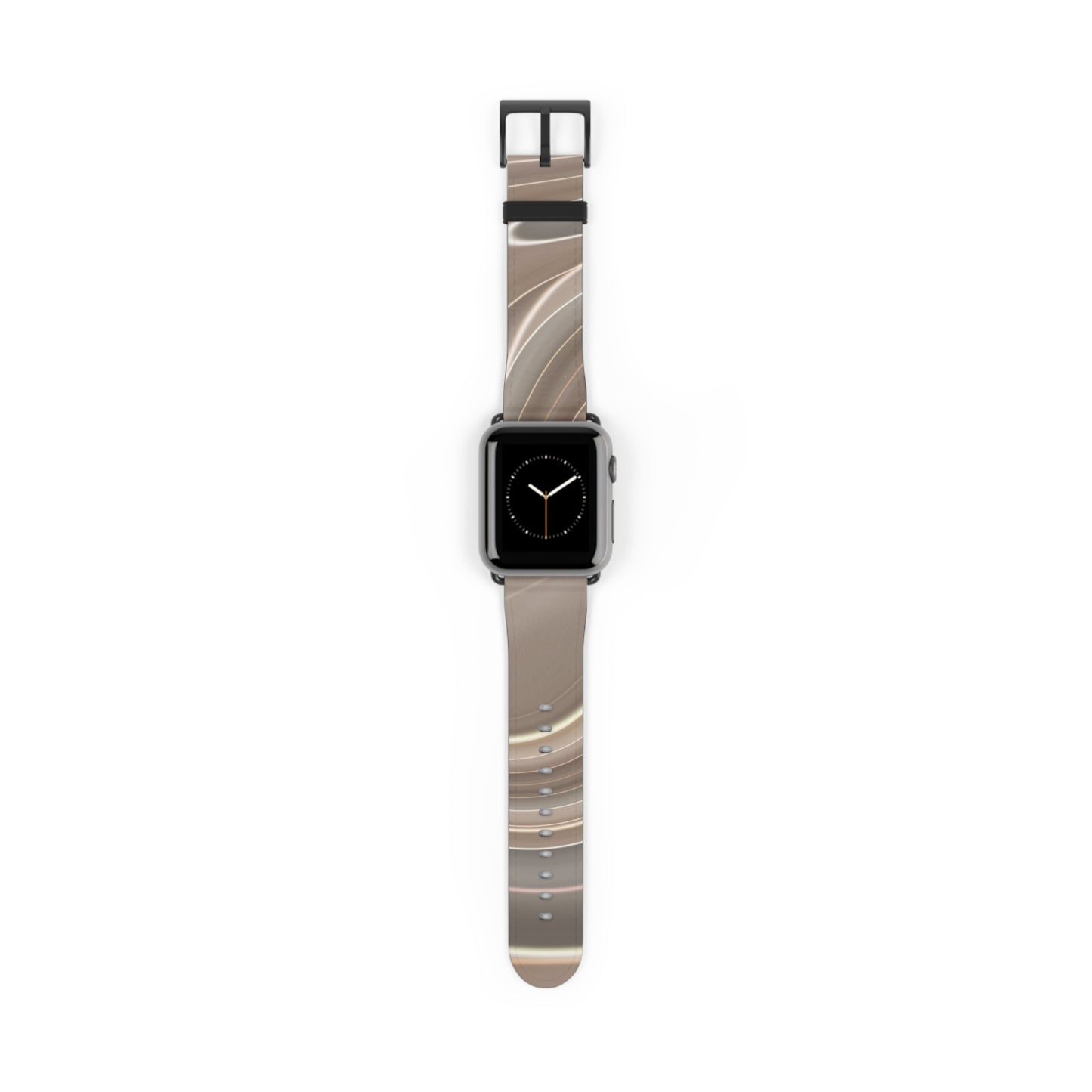 Brown Wavy Trendy Watch Band