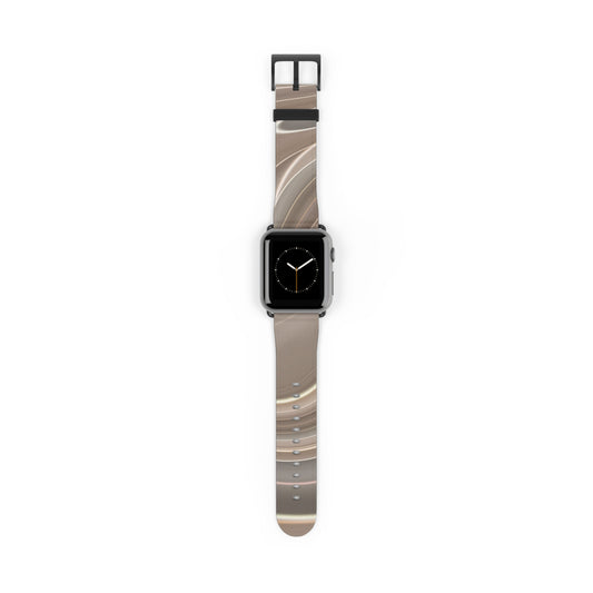 Brown Wavy Trendy Watch Band