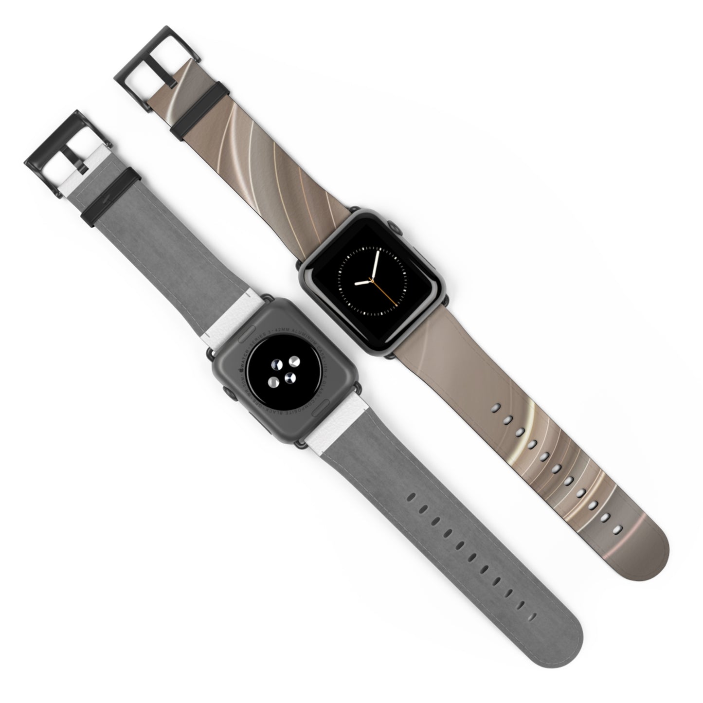 Brown Wavy Trendy Watch Band