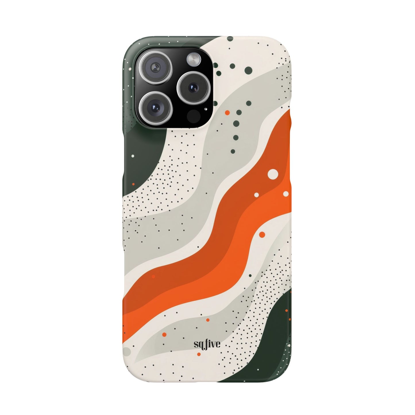 Orange Abstract Slim Cases