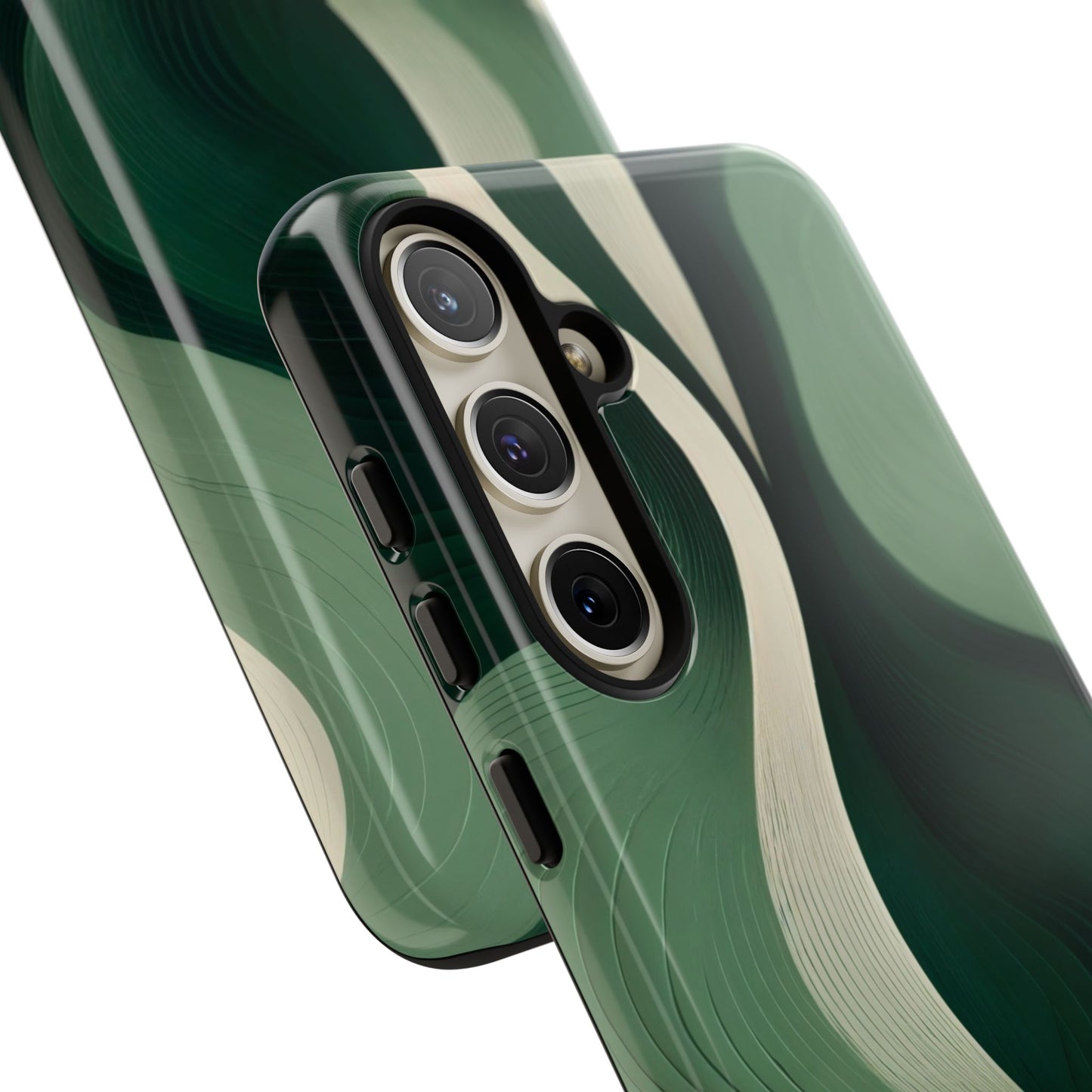 Green Abstract Tough Cases