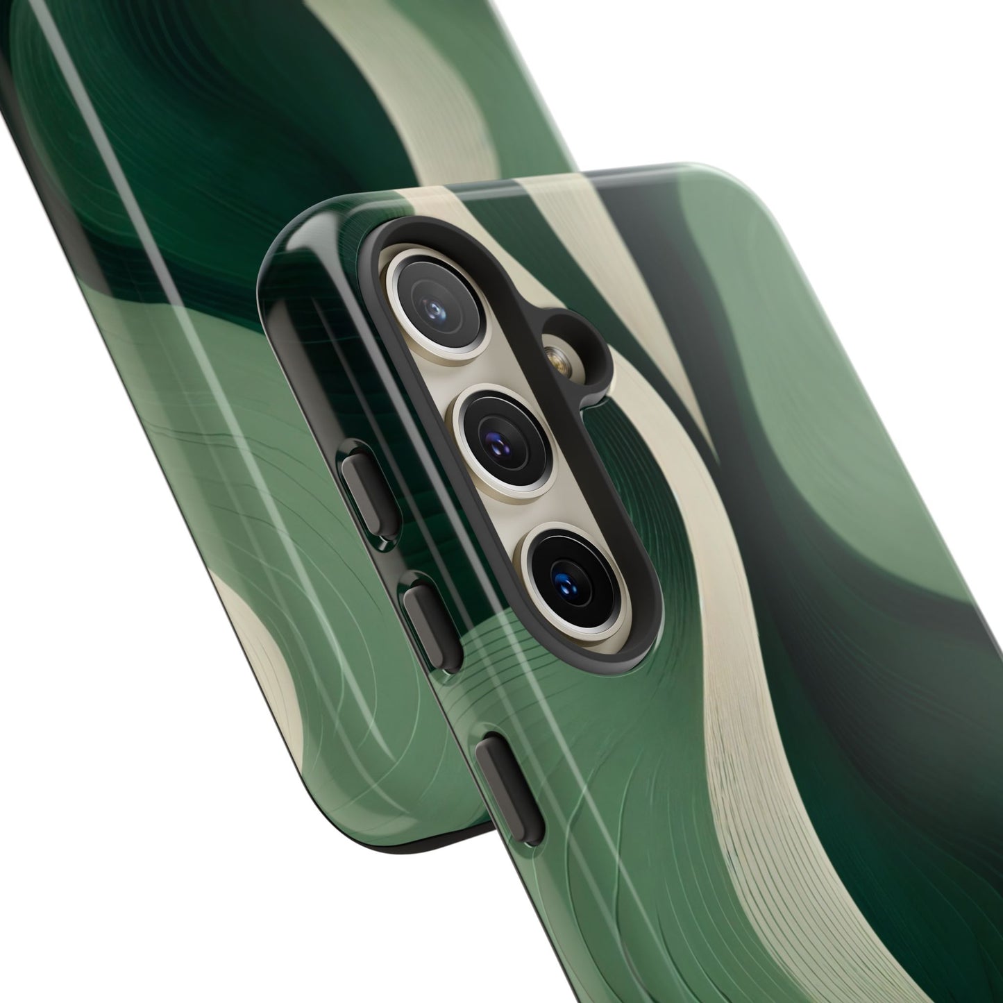 Green Abstract Tough Cases