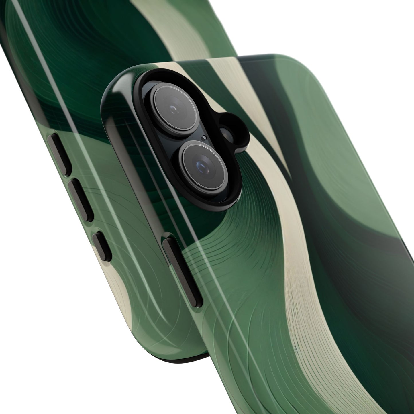 Green Abstract Tough Cases