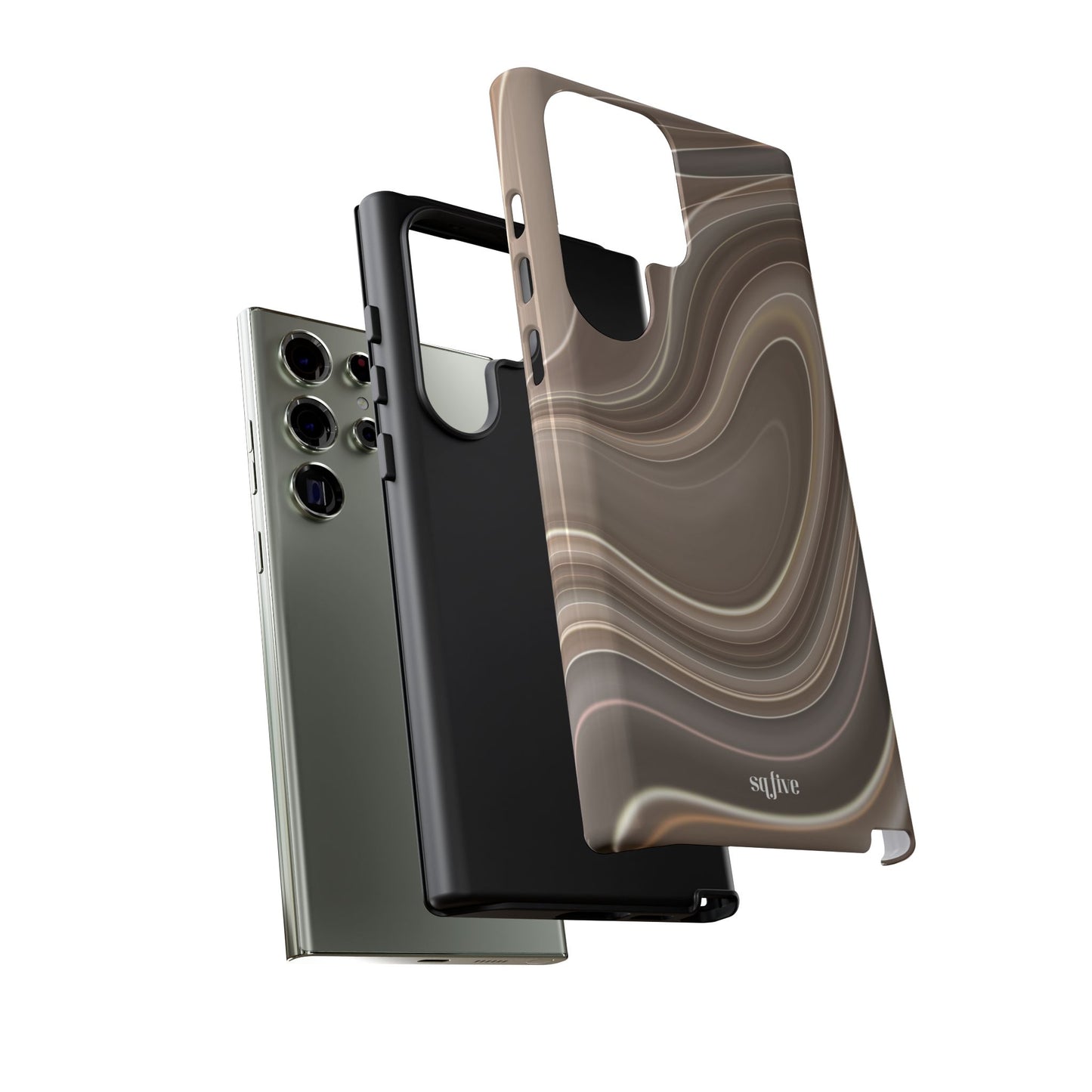 Brown Wavy Tough Cases