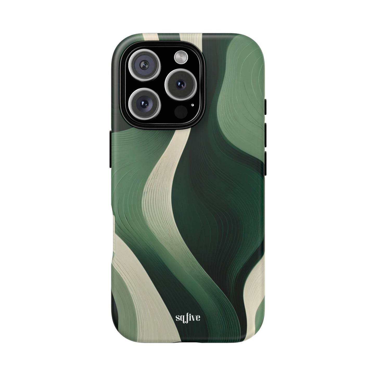 Green Abstract Tough Cases