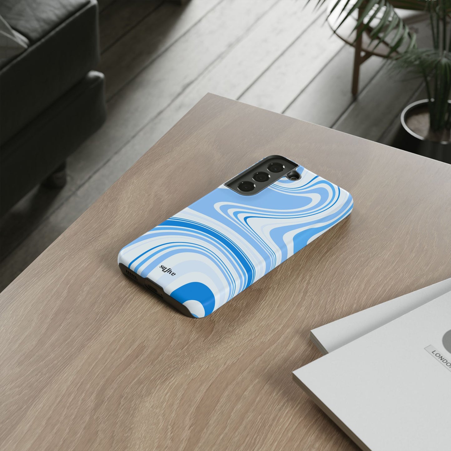 Blue Swirl Tough Cases