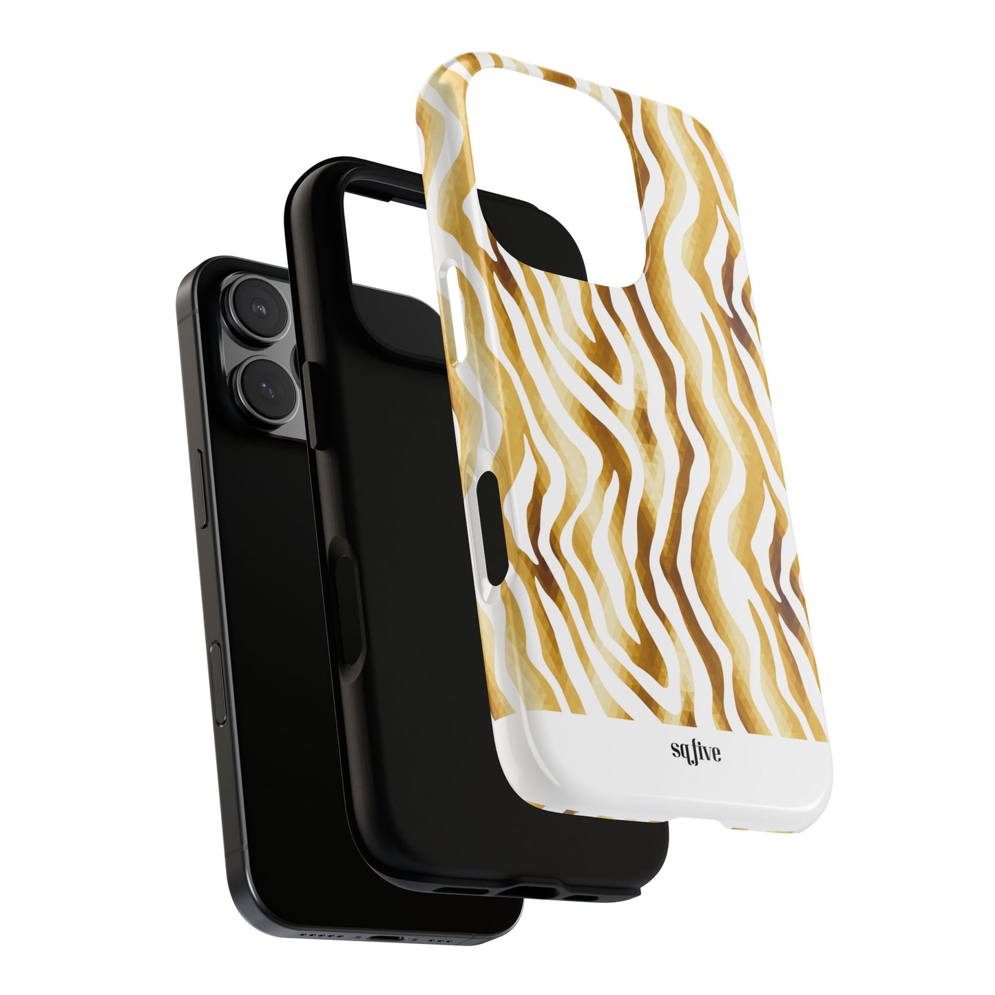 Golden Wavy Tough Cases