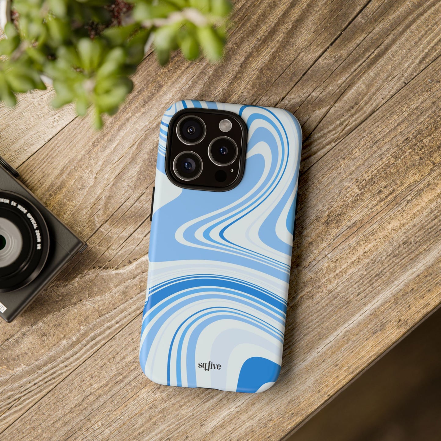 Blue Swirl Tough Cases