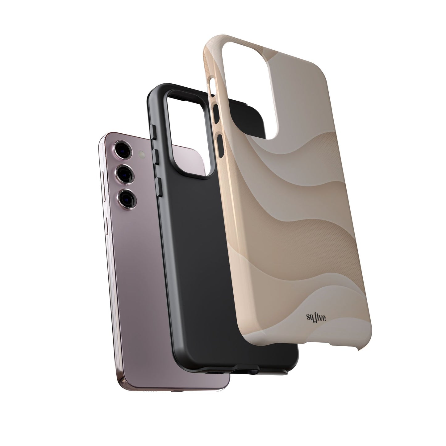 Brown Wavy Tough Cases