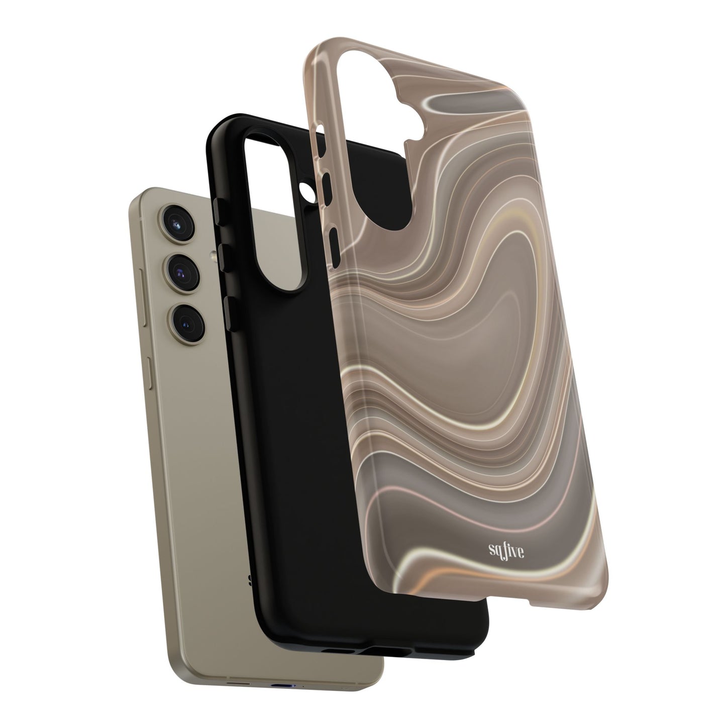 Brown Wavy Tough Cases