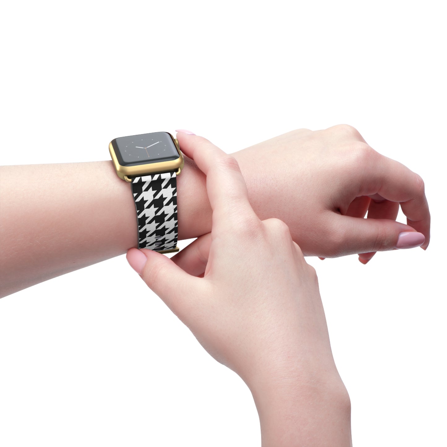 B/W pattern Watch Band