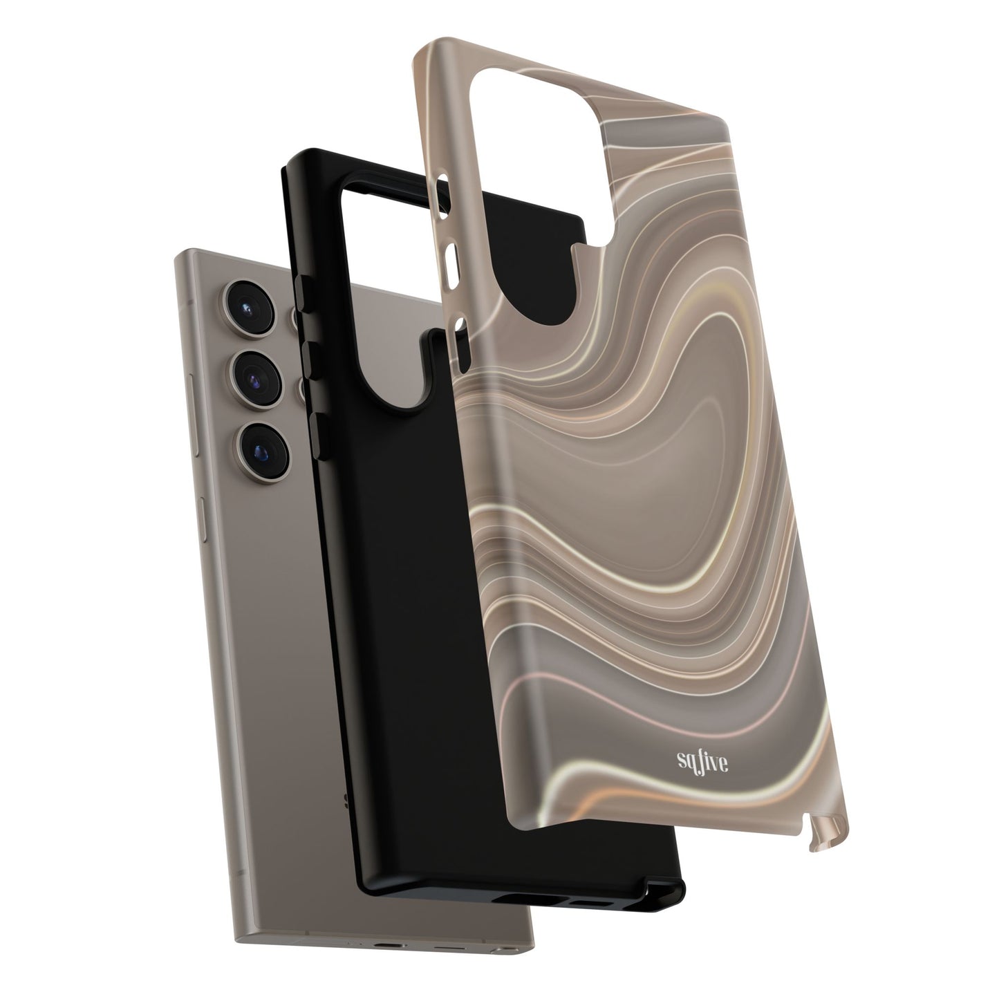 Brown Wavy Tough Cases