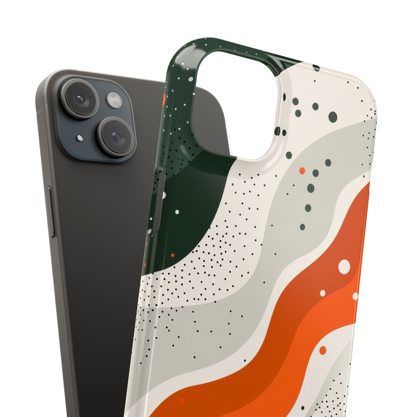 Orange Abstract Slim Cases