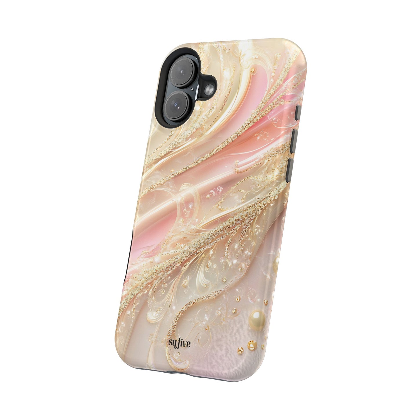 Elegant Magnetic Phone Case, Stylish Phone Cover, Unique Gift for Her, Abstract Art Design, Trendy Phone Accessories, Perfect for Birthdays,