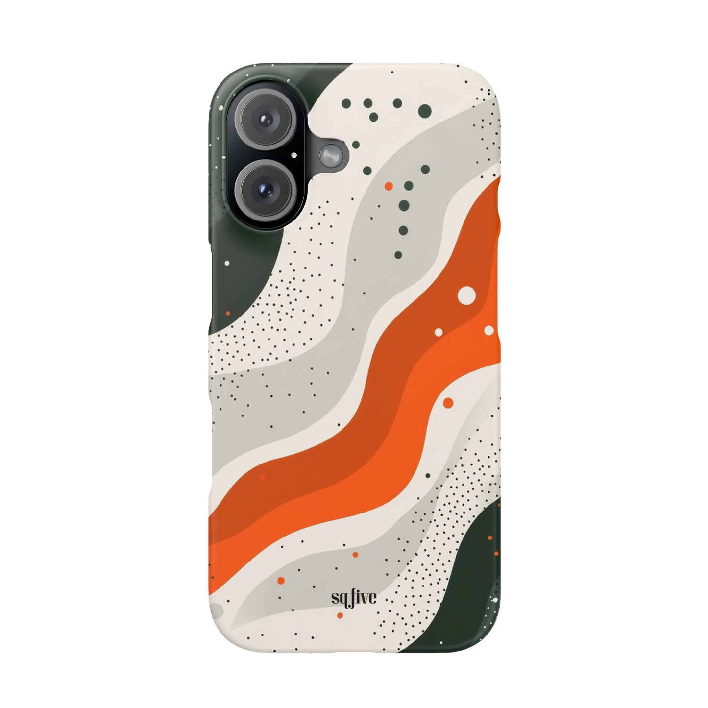 Orange Abstract Slim Cases