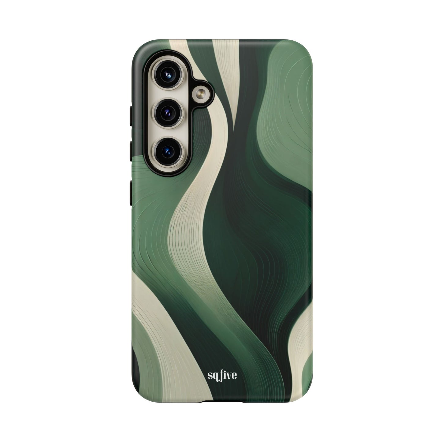 Green Abstract Tough Cases