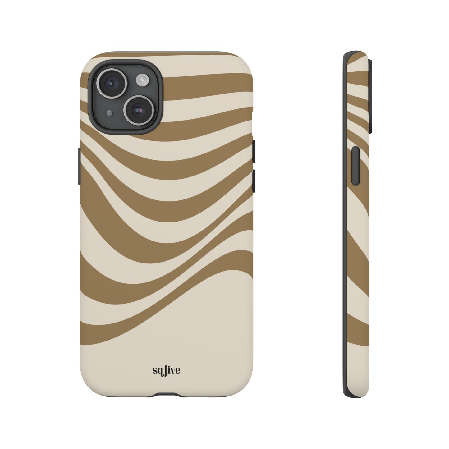 Brown Wavy Tough Cases