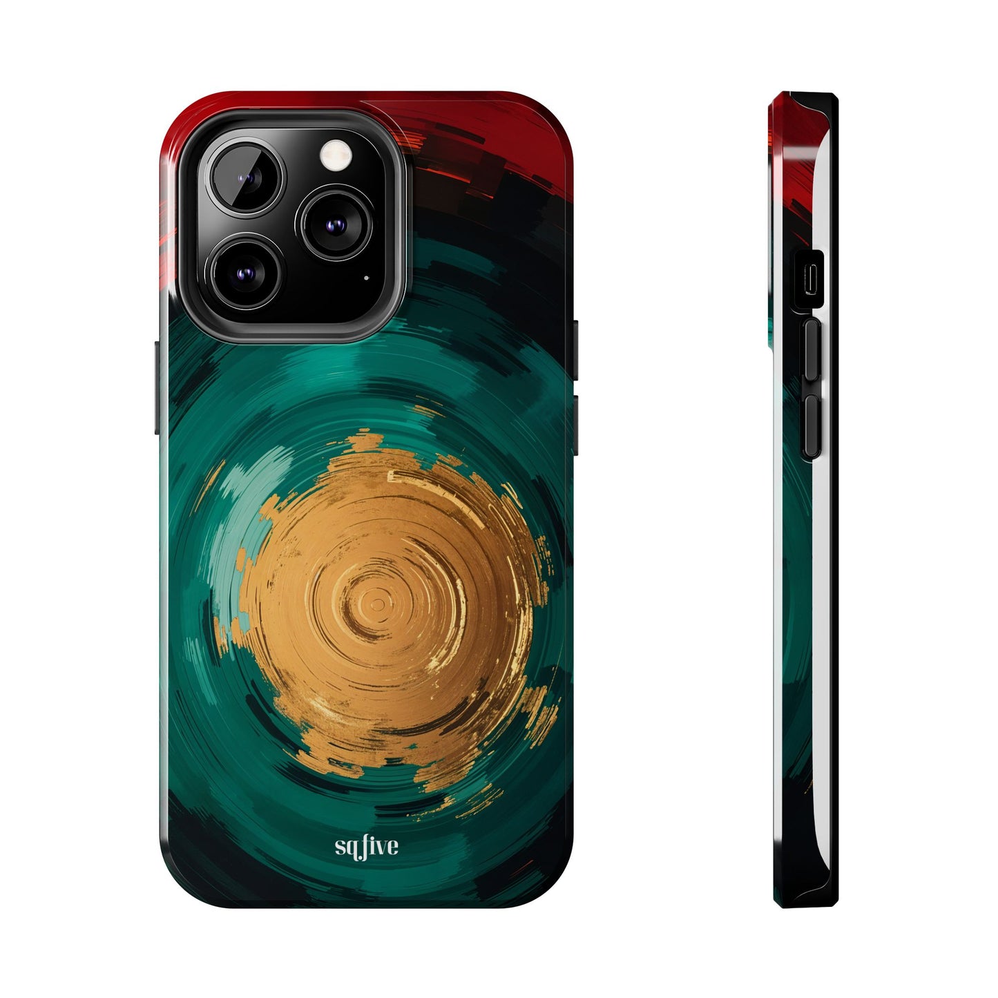 Abstract Art Tough Phone Case - Vibrant Design for Stylish Protection