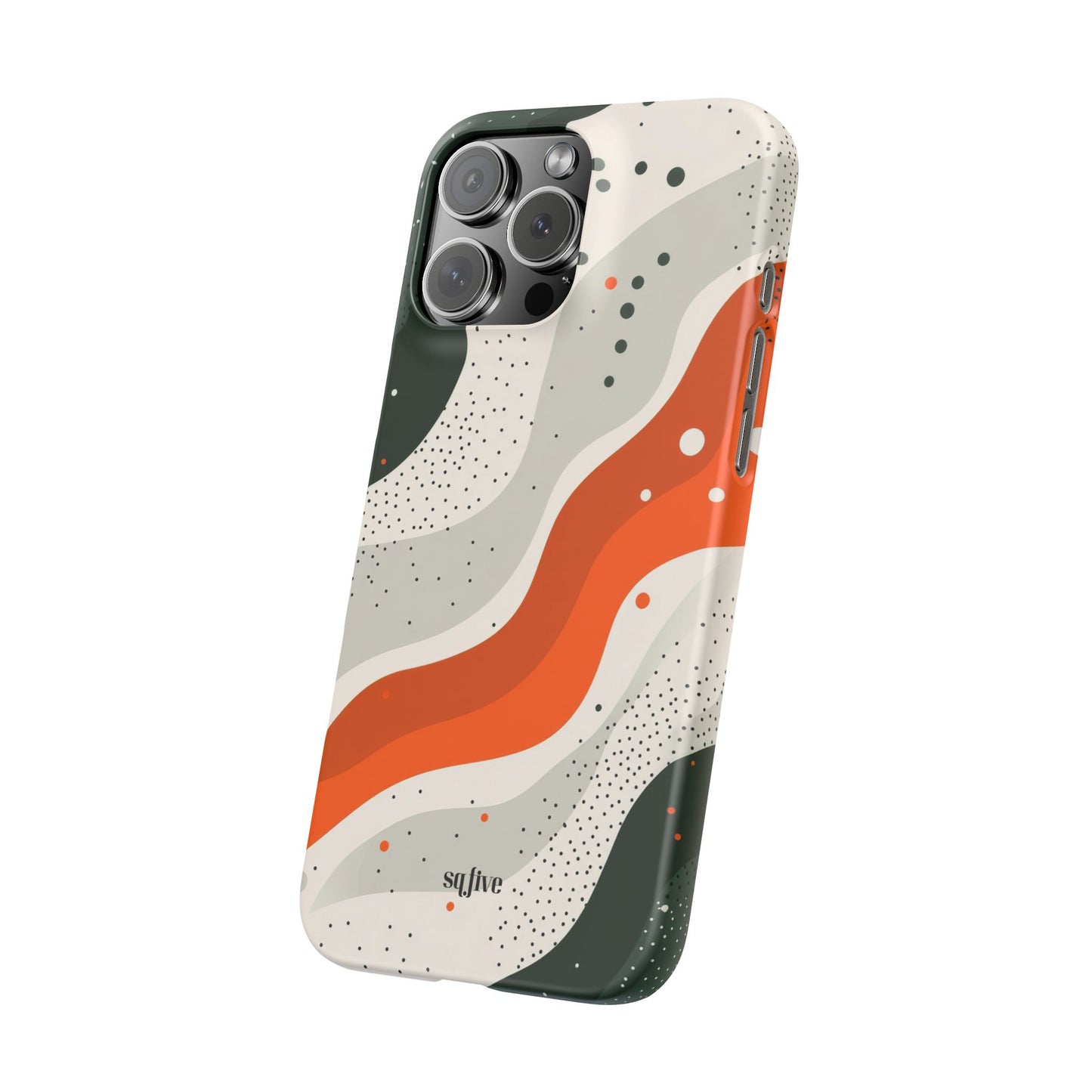 Orange Abstract Slim Cases