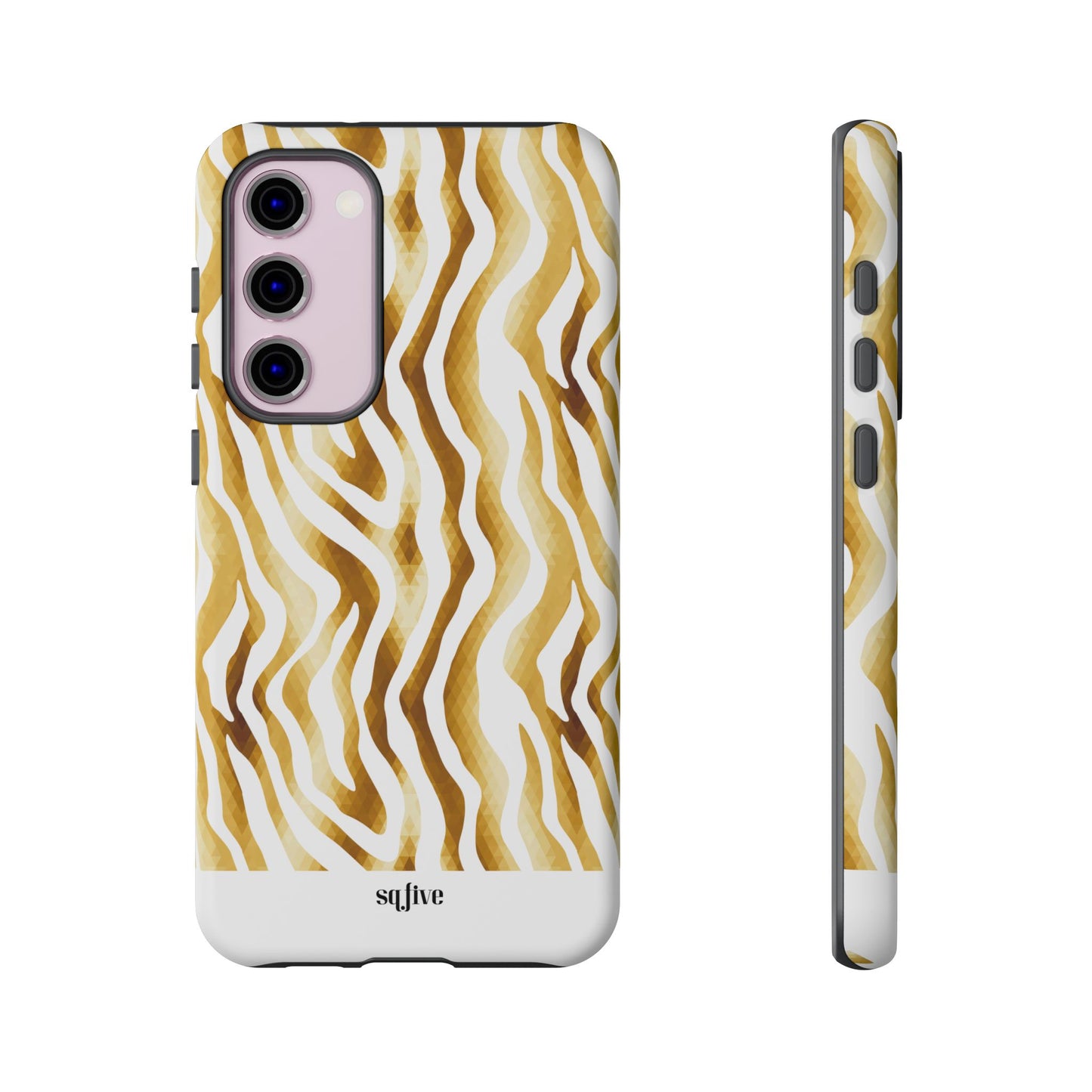 Golden Wavy Tough Cases