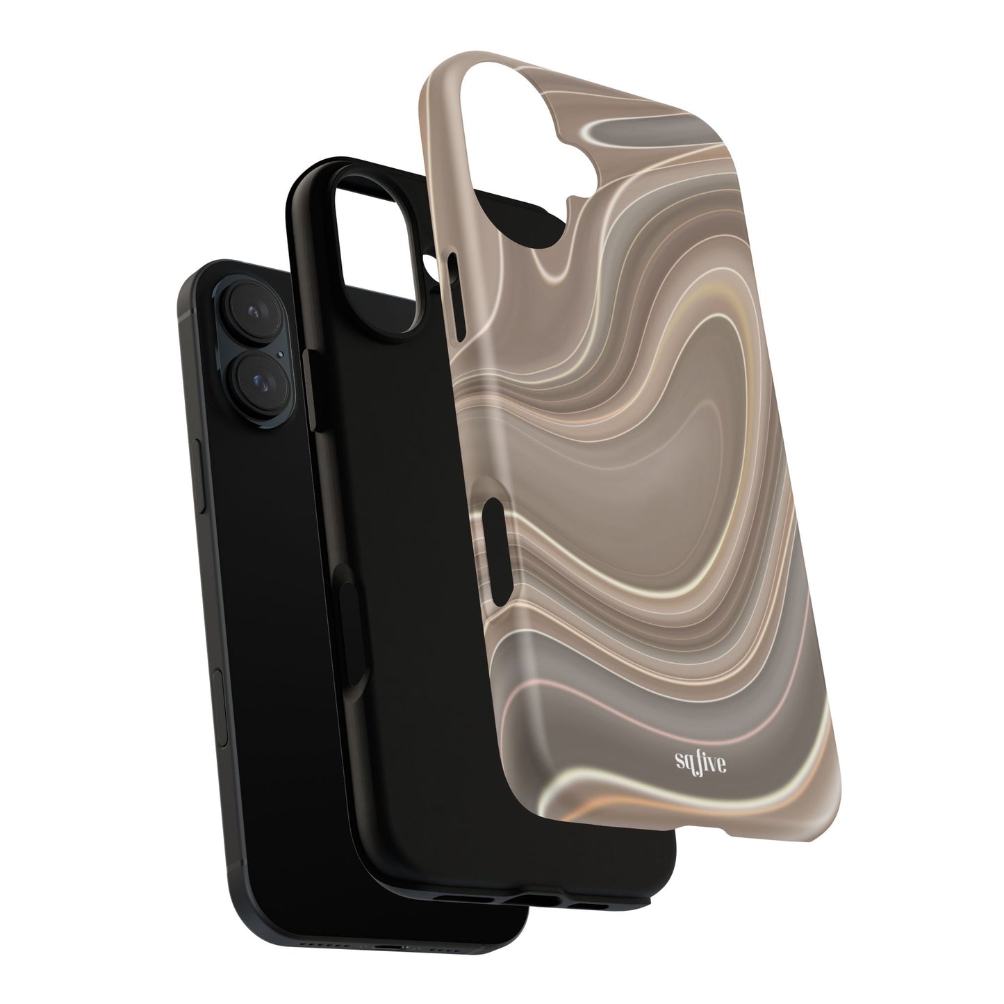 Brown Wavy Tough Cases