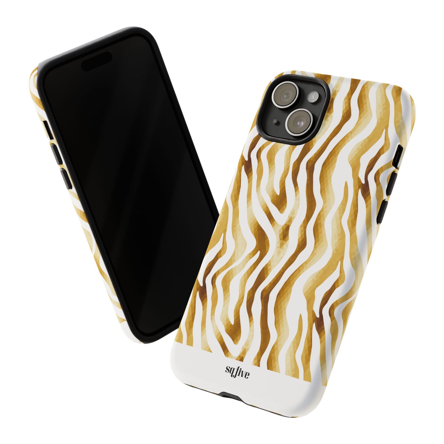 Golden Wavy Tough Cases