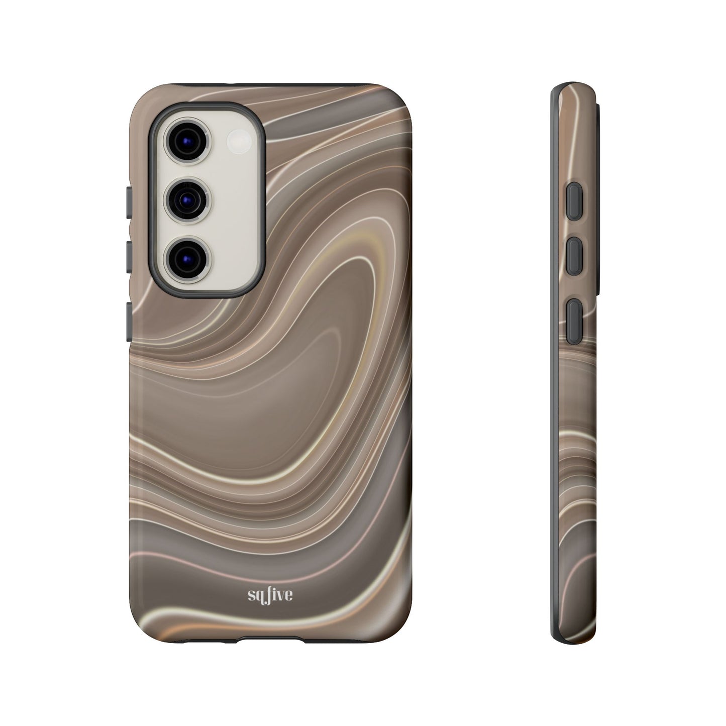 Brown Wavy Tough Cases