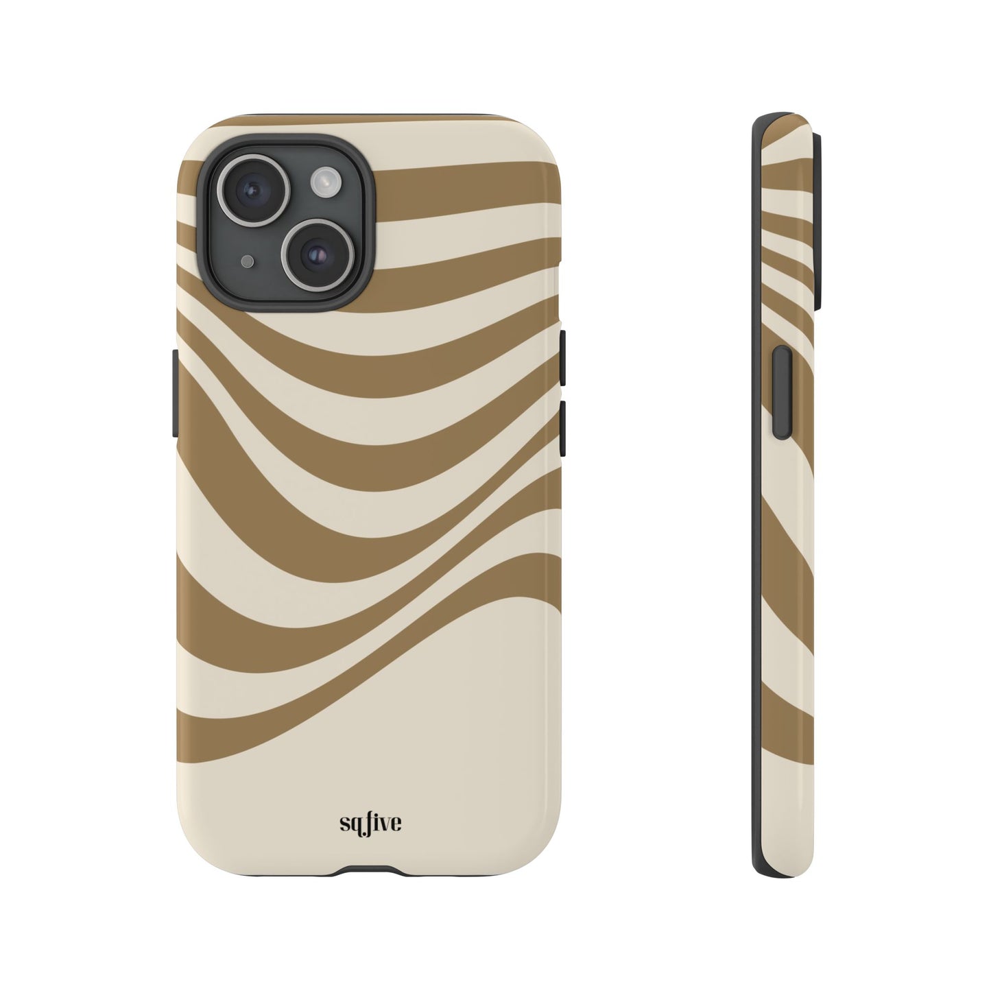 Brown Wavy Tough Cases