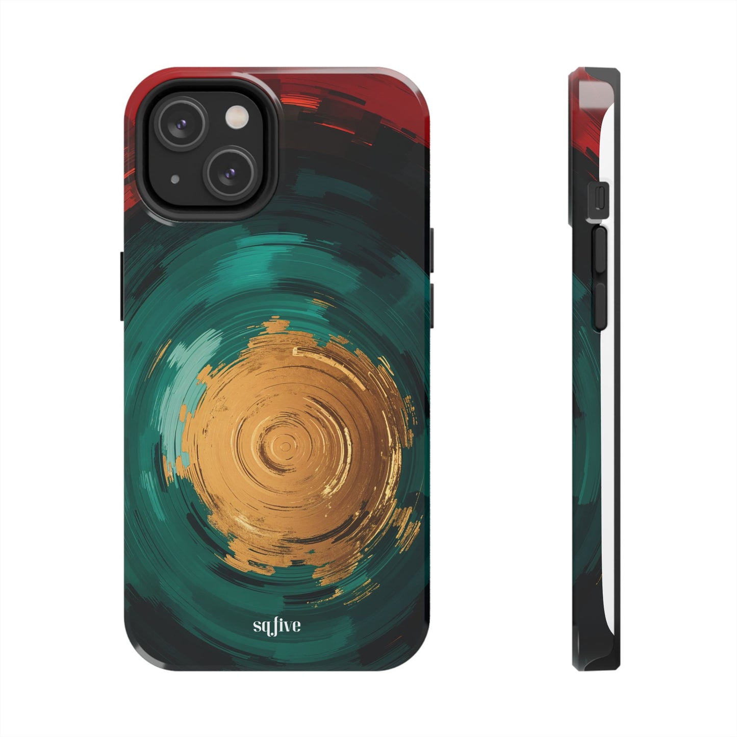 Abstract Art Tough Phone Case - Vibrant Design for Stylish Protection