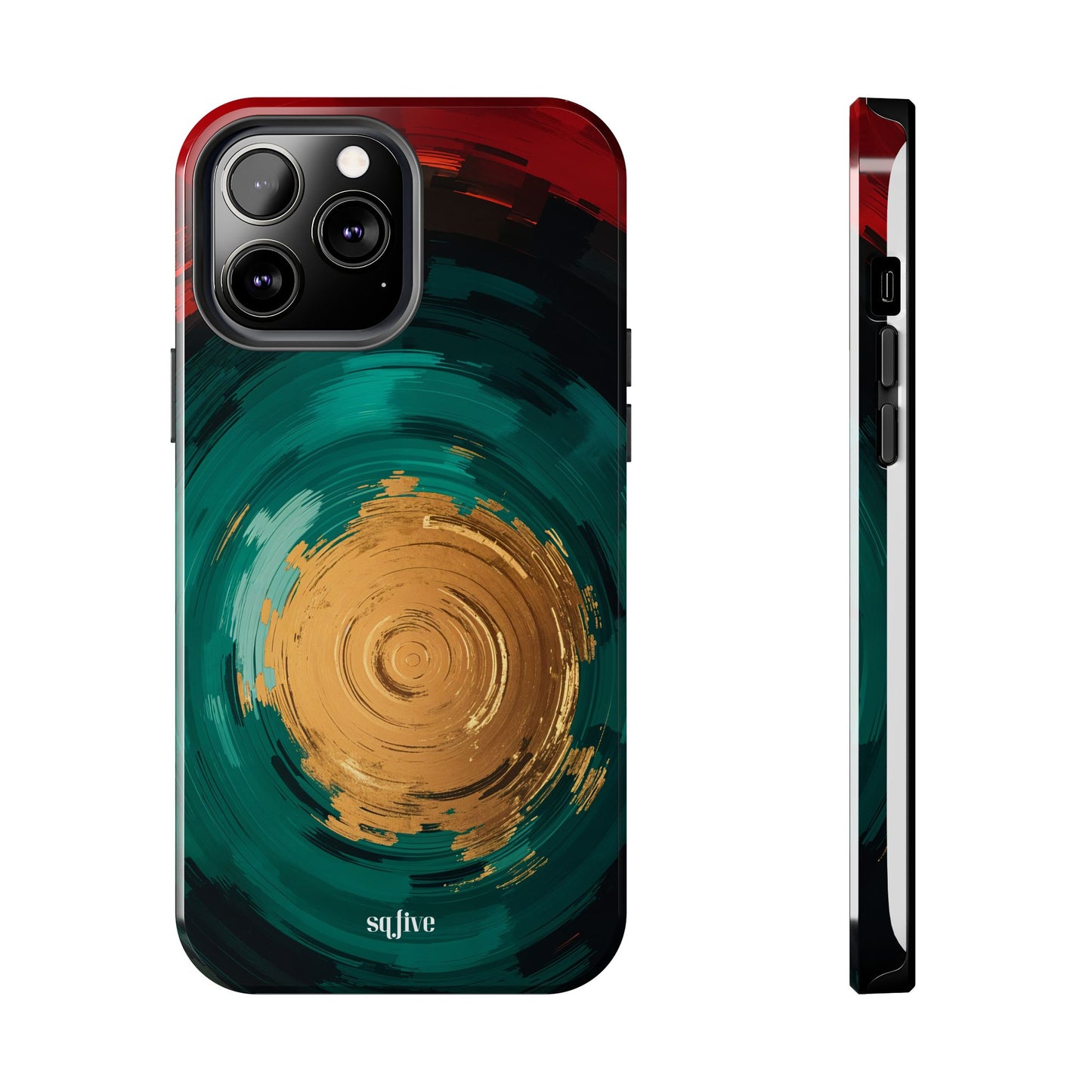 Abstract Art Tough Phone Case - Vibrant Design for Stylish Protection