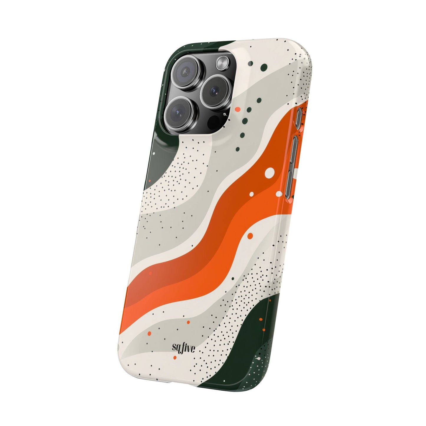 Orange Abstract Slim Cases