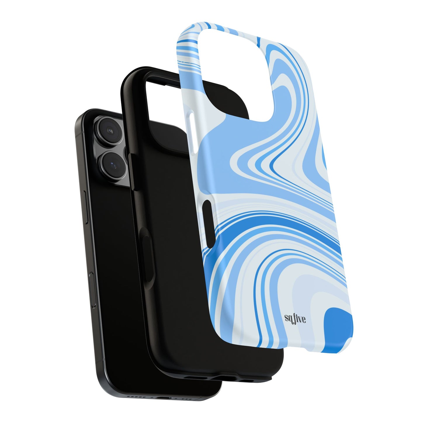 Blue Swirl Tough Cases