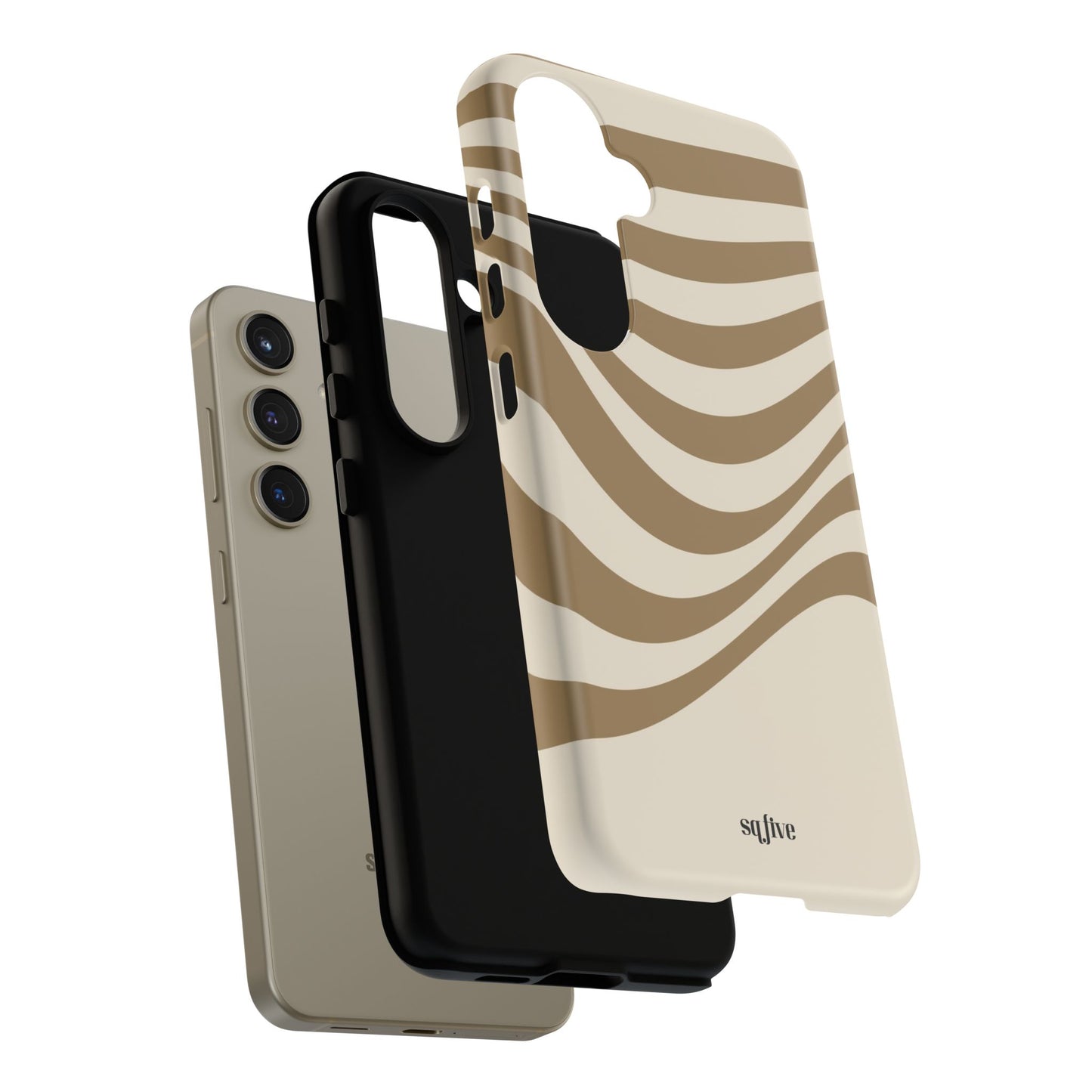 Brown Wavy Tough Cases