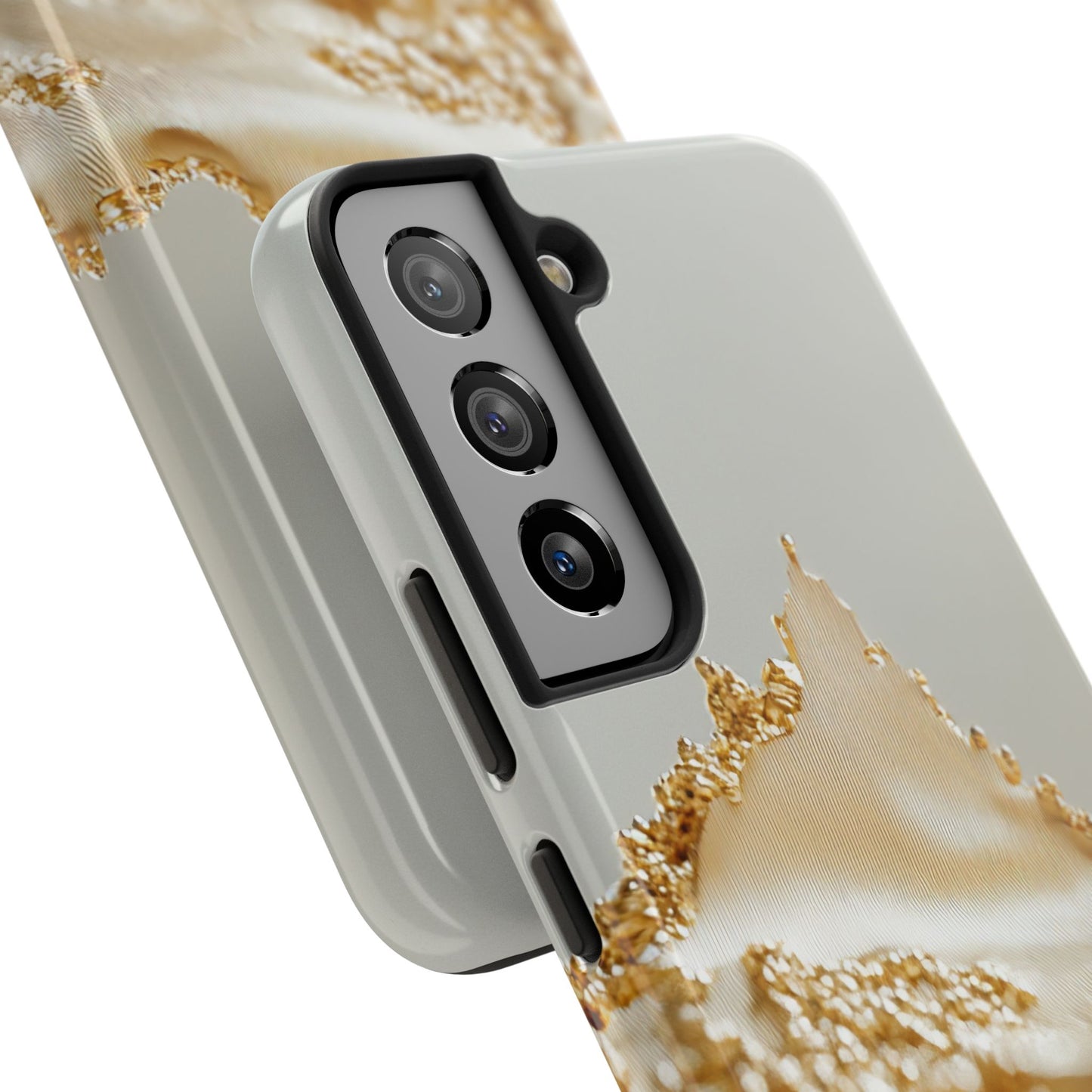 Elegant Gold Peaks Tough Phone Cases - iPhone 16/15/14/13 Case | Samsung Galaxy S23/S22/S21 Ultra Phone Case