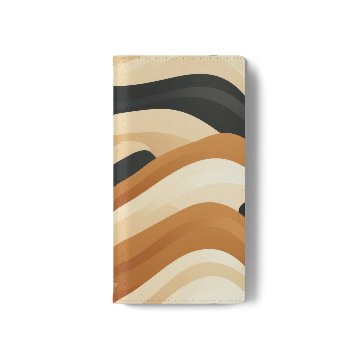 Brown Geometric Pattern Flip Cases