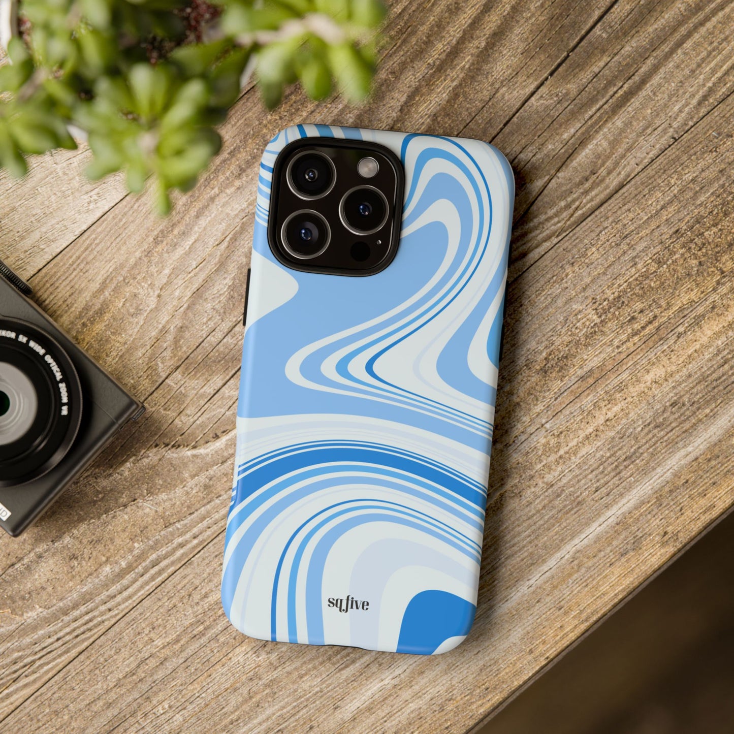 Blue Swirl Tough Cases