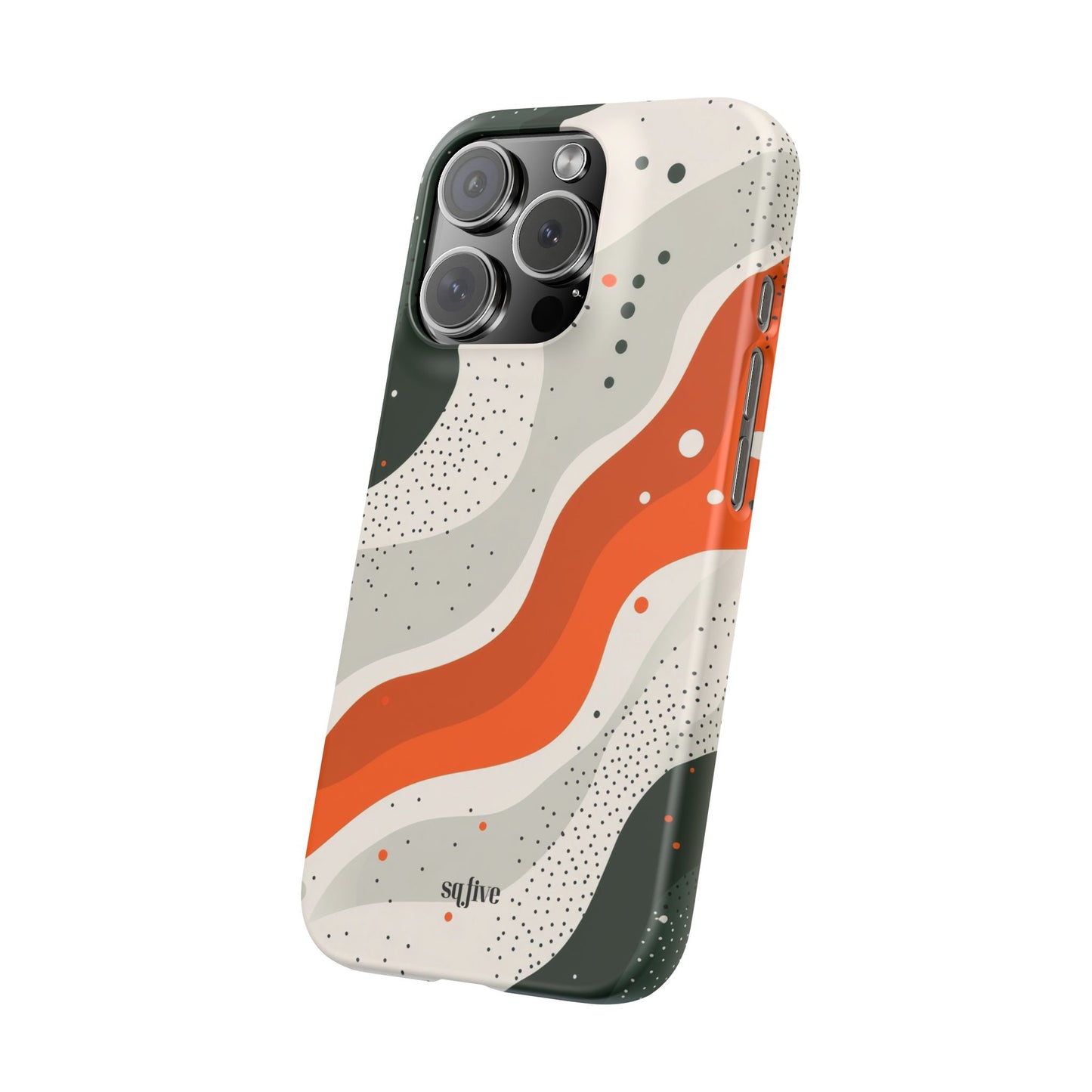 Orange Abstract Slim Cases