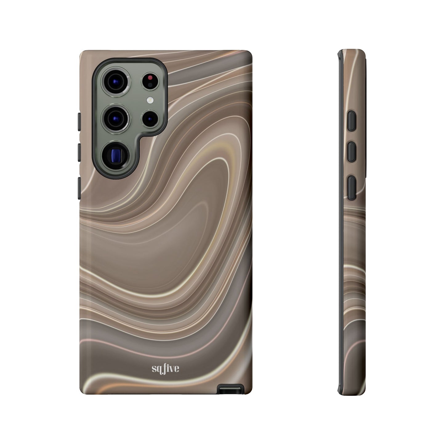 Brown Wavy Tough Cases