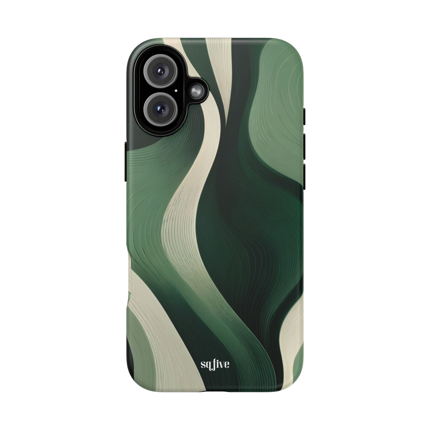 Green Abstract Tough Cases