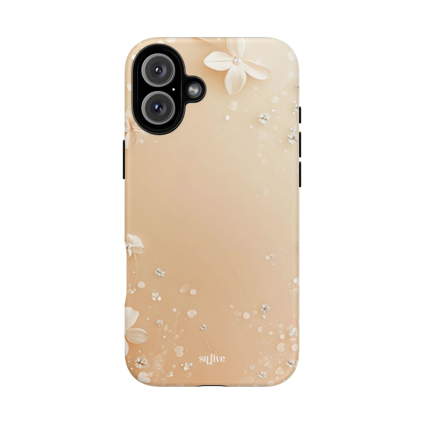 Peach Floral Tough Cases