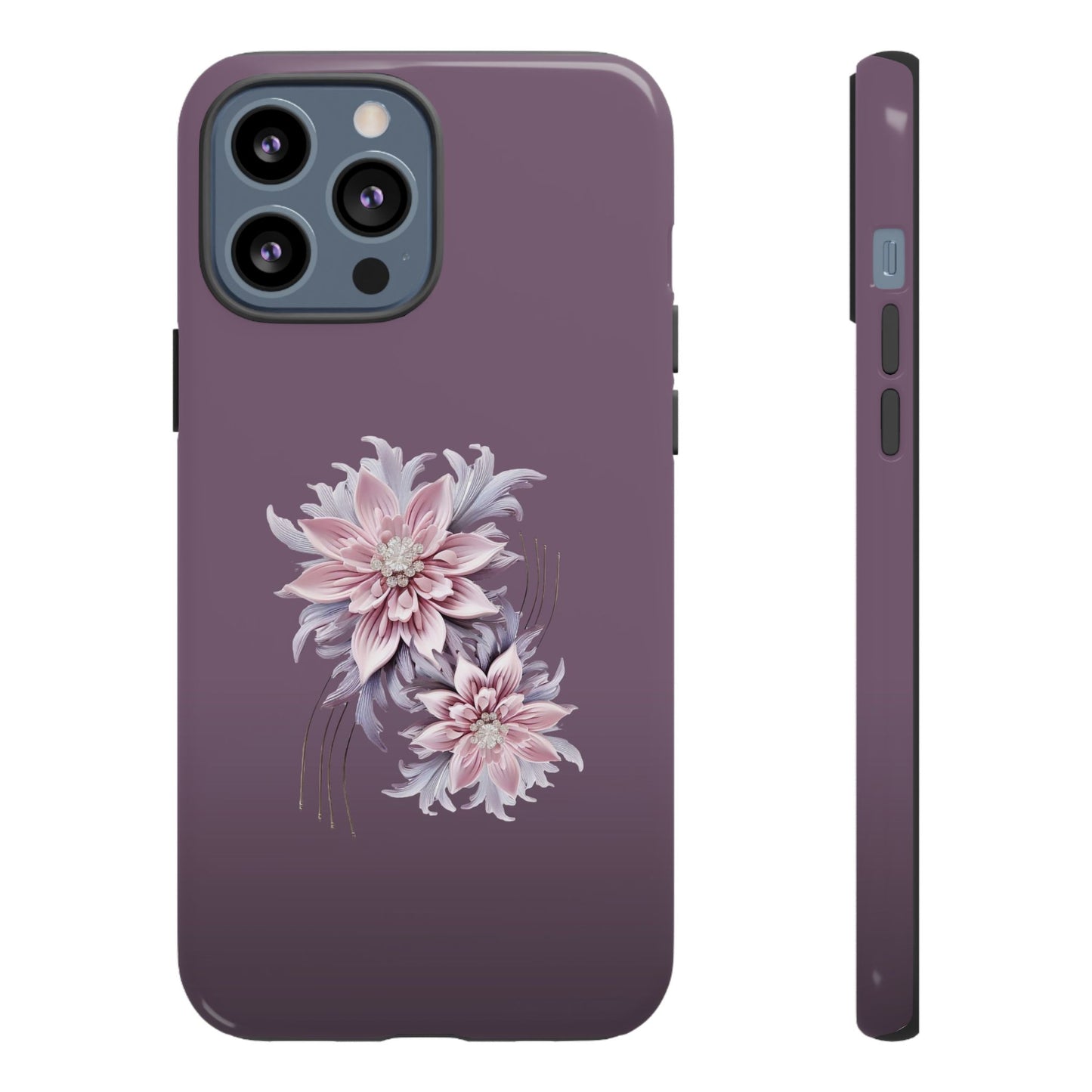 Purple Flower Tough Cases