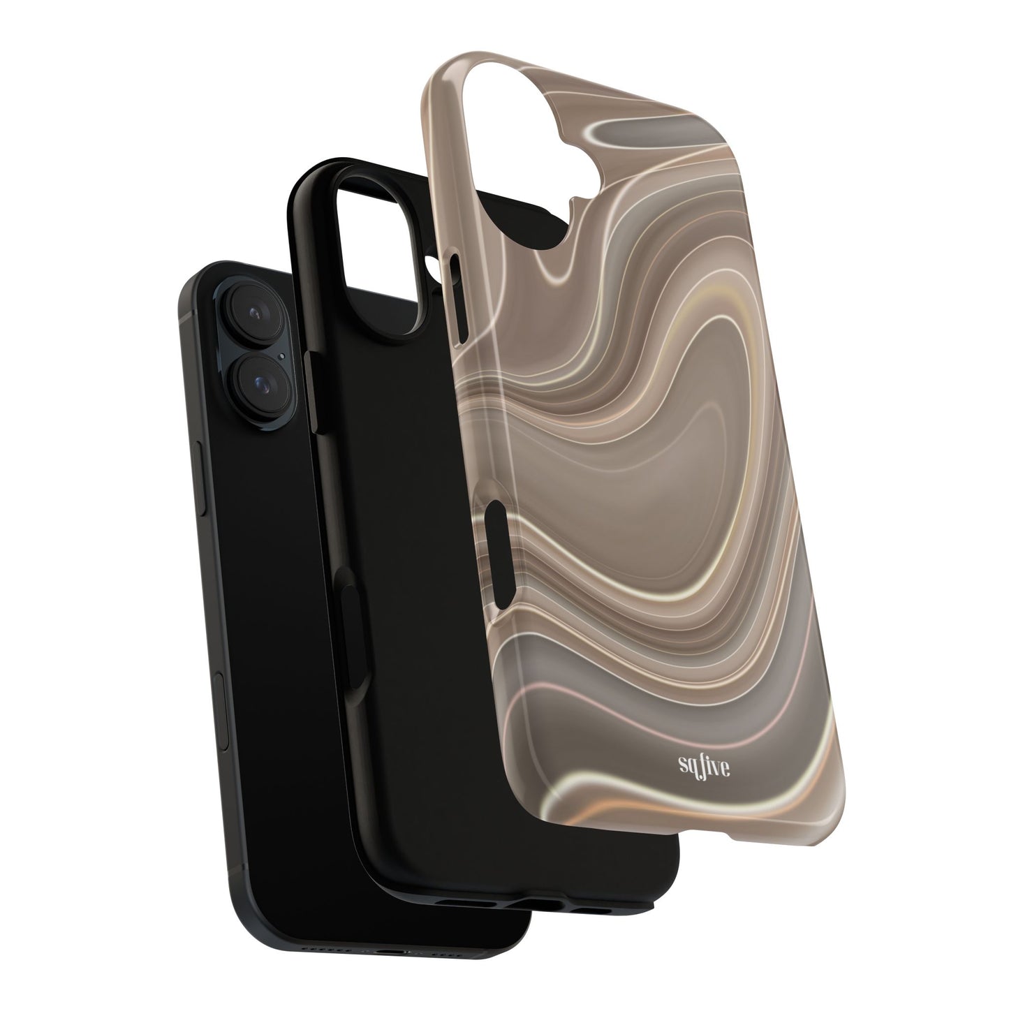 Brown Wavy Tough Cases