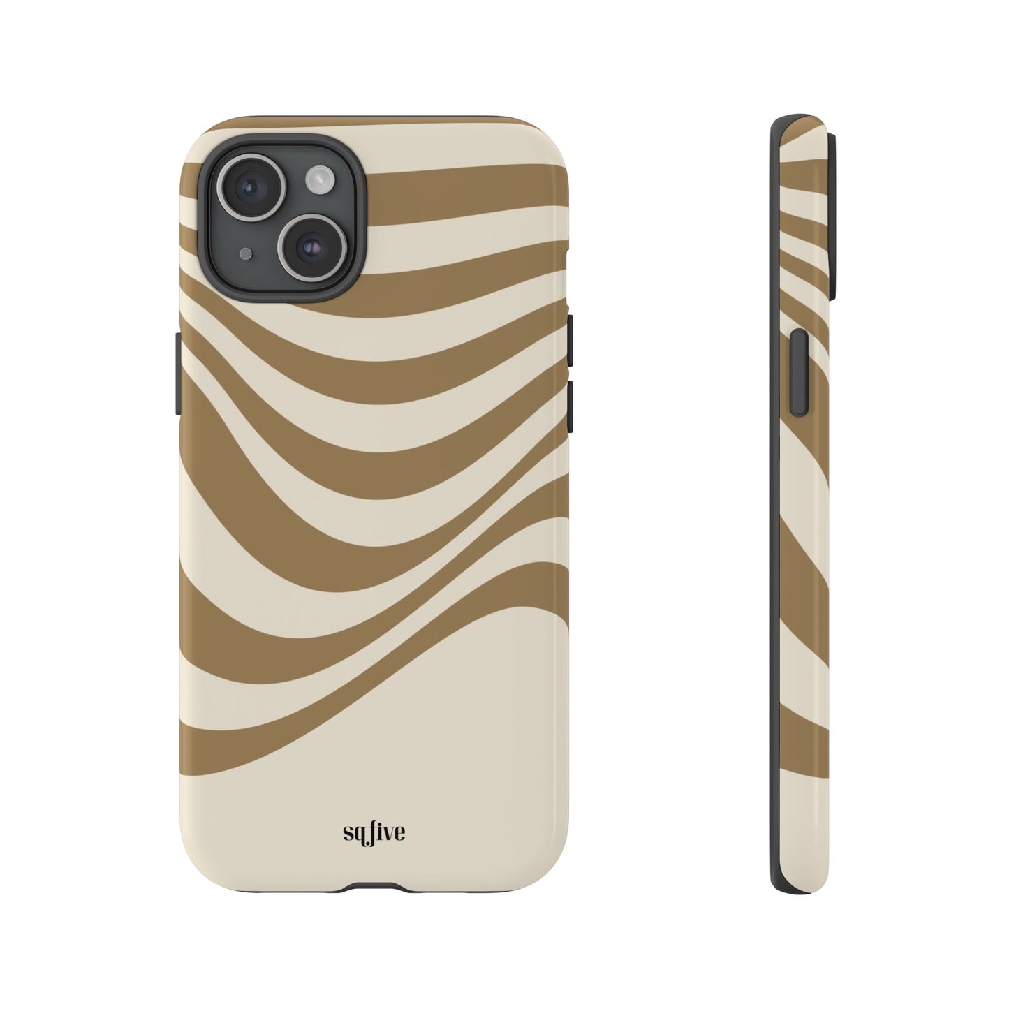 Brown Wavy Tough Cases