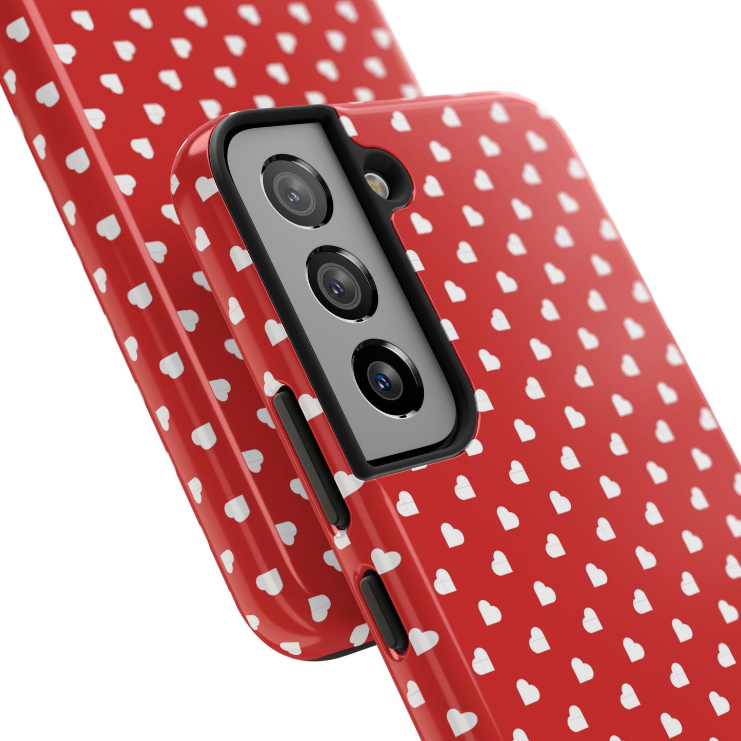 Red Hearts Tough Phone Cases - iPhone 15 14 13 | Samsung Case