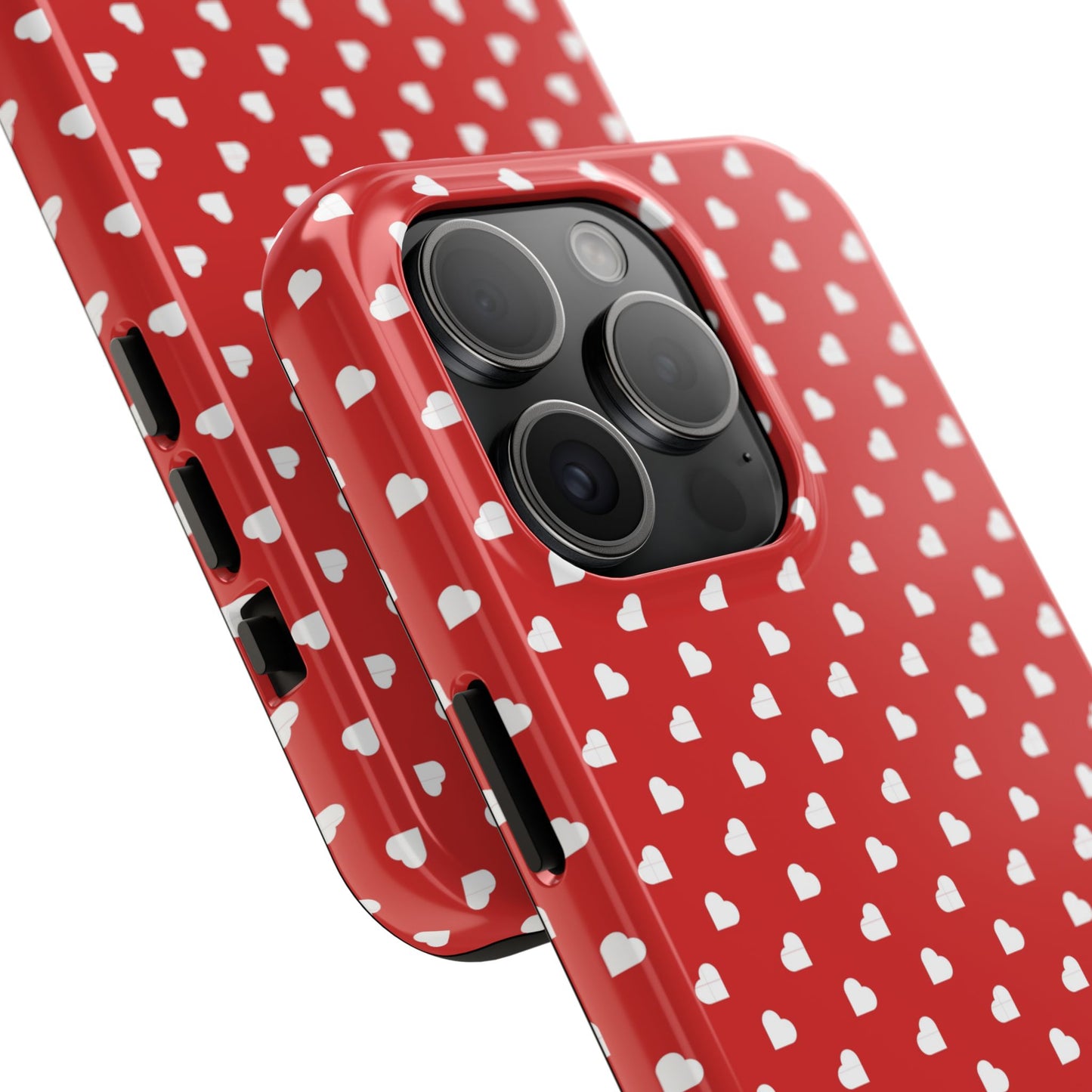 Red Hearts Tough Phone Cases - iPhone 15 14 13 | Samsung Case